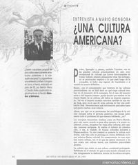 ¿Una cultura americana?