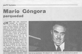 Mario Góngora : parquedad