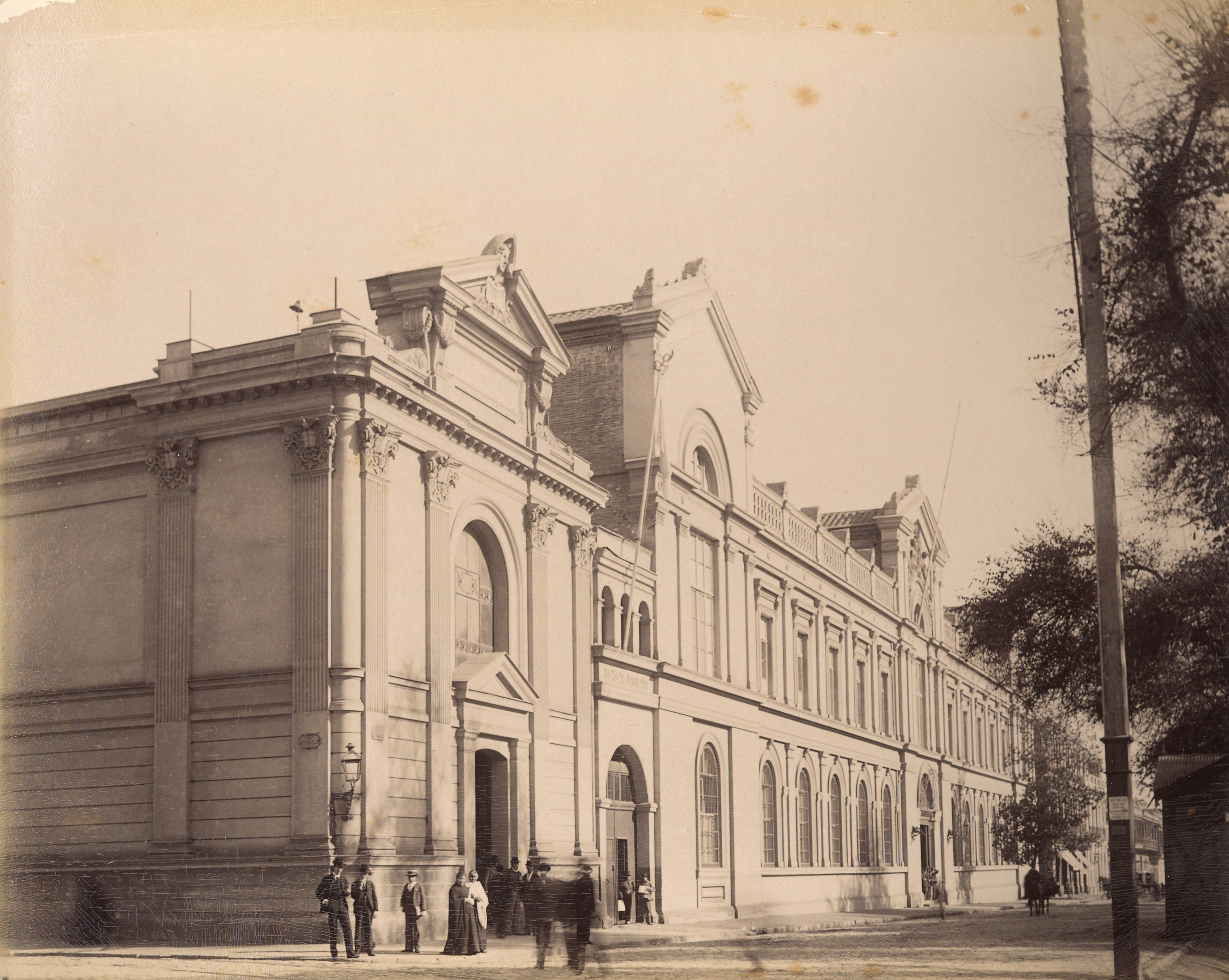 Casa Central de la Universidad de Chile , hacia 1906