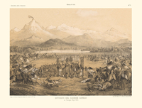 Entierro del cacique Cathiji en Guanegue. Mayo 1835