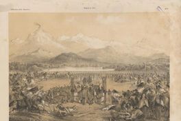Entierro del cacique Cathiji en Guanegue, mayo 1835