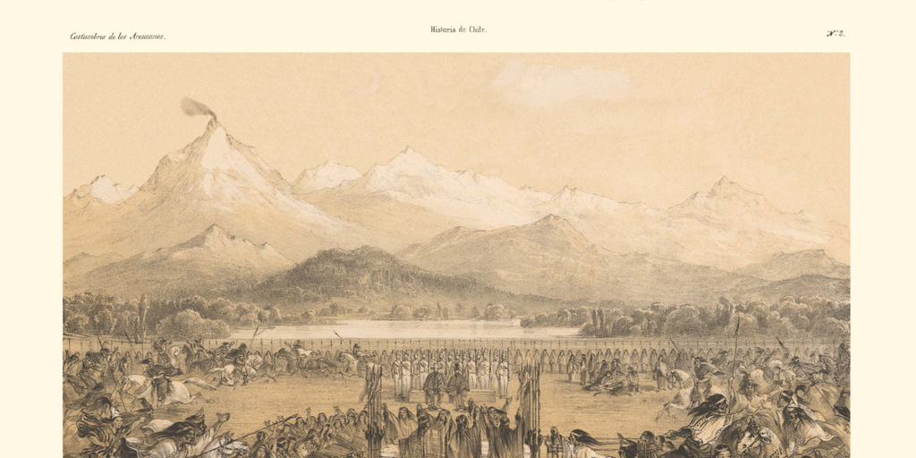 Entierro del cacique Cathiji en Guanegue. Mayo 1835