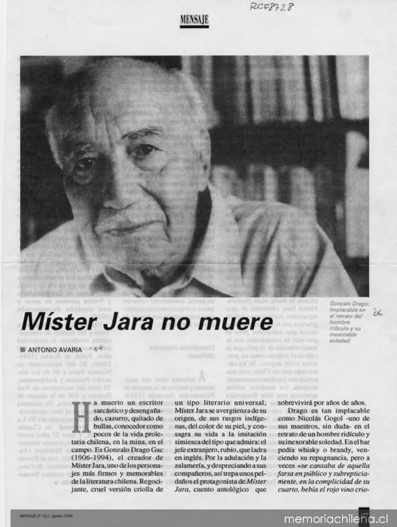 Míster Jara no muere