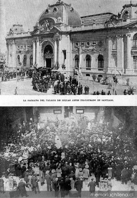 Inauguración del Palacio de Bellas Artes, 1910