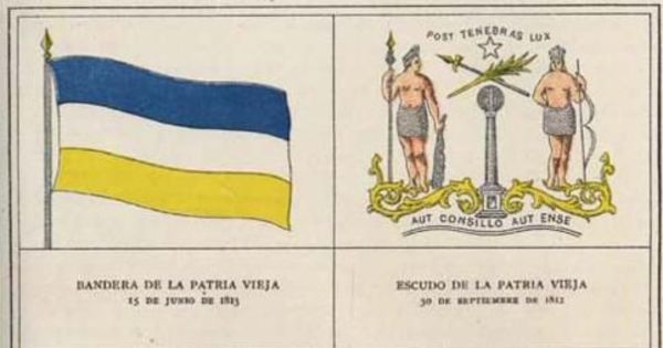 Escudos y banderas de Chile, 1910 - Memoria Chilena, Biblioteca Nacional de  Chile