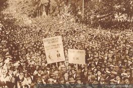 Huelga a favor del abaratamiento de los artículos de consumo, noviembre de 1918