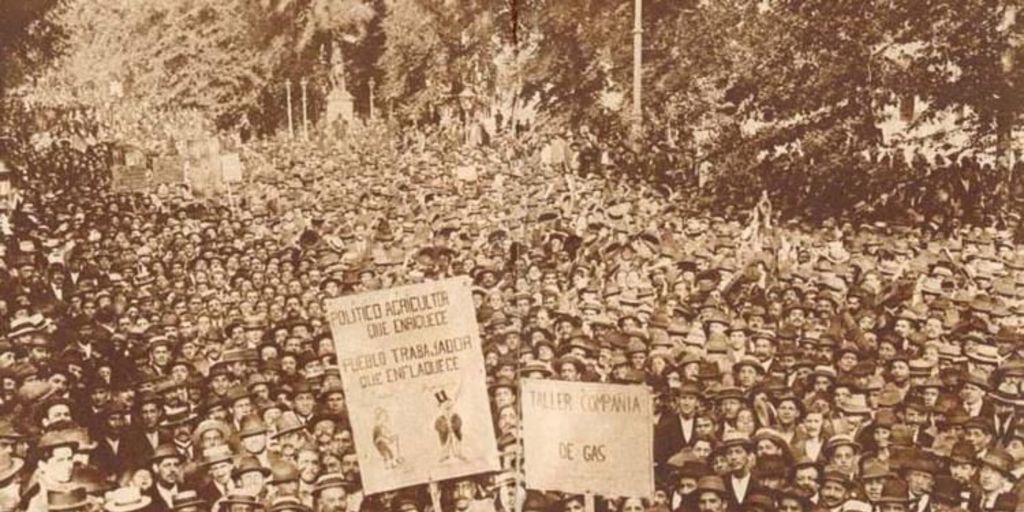 Huelga a favor del abaratamiento de los artículos de consumo, noviembre de 1918