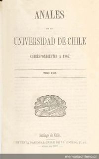 Carta, 1868 Julio 8, Santiago, al Señor Ministro de Instrucción Pública