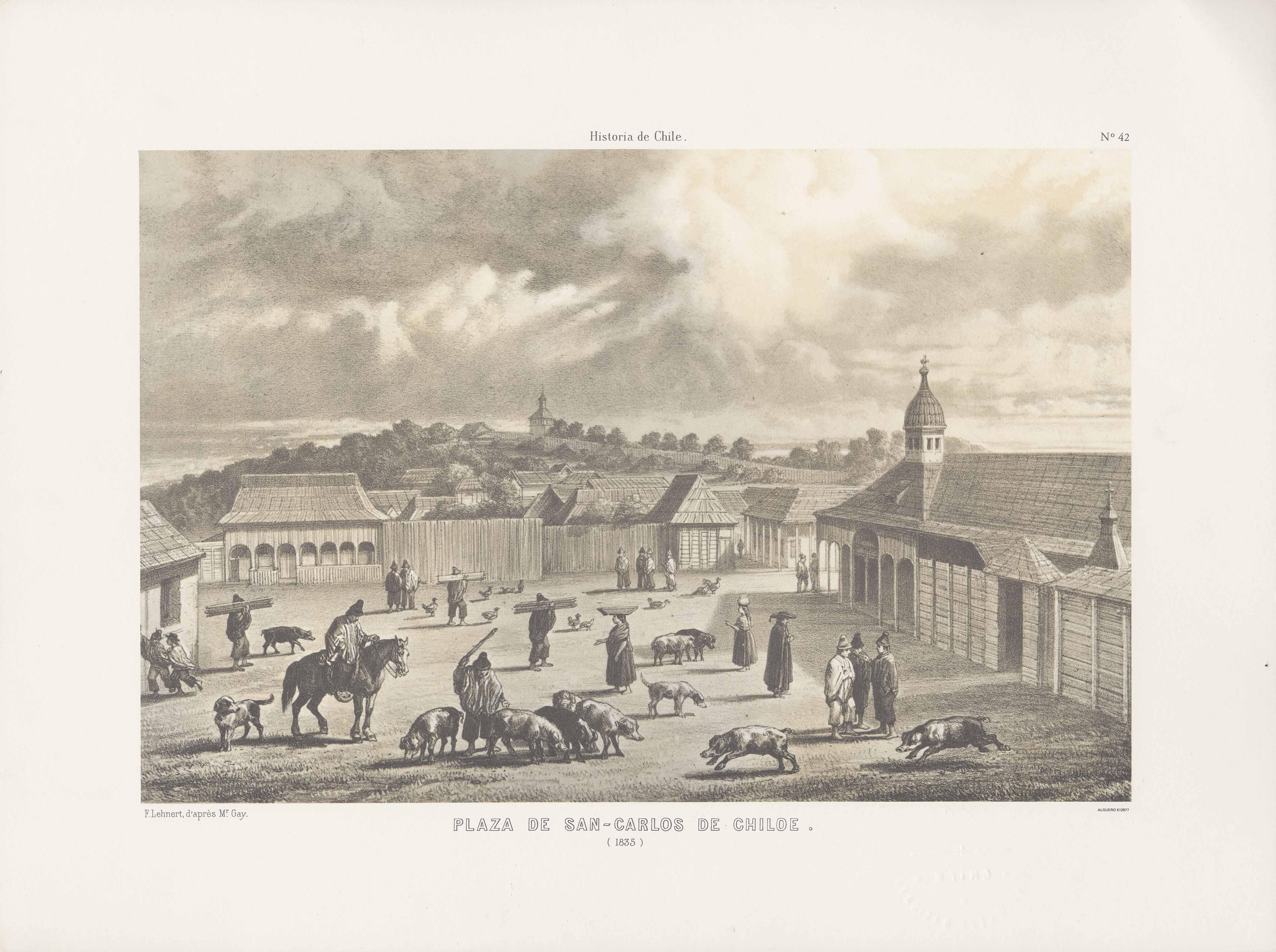 Plaza de San Carlos de Chiloé (1835)
