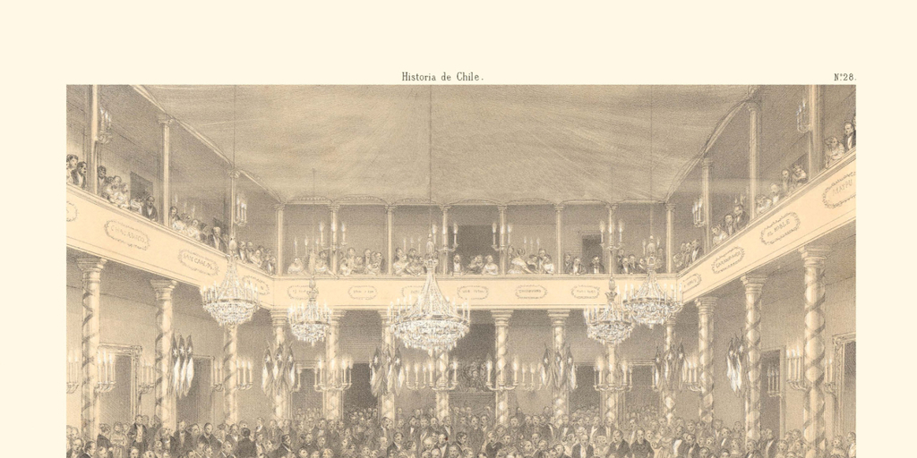 Un baile en la casa del Gobierno. Aniversario de la Independencia (18 de septiembre)