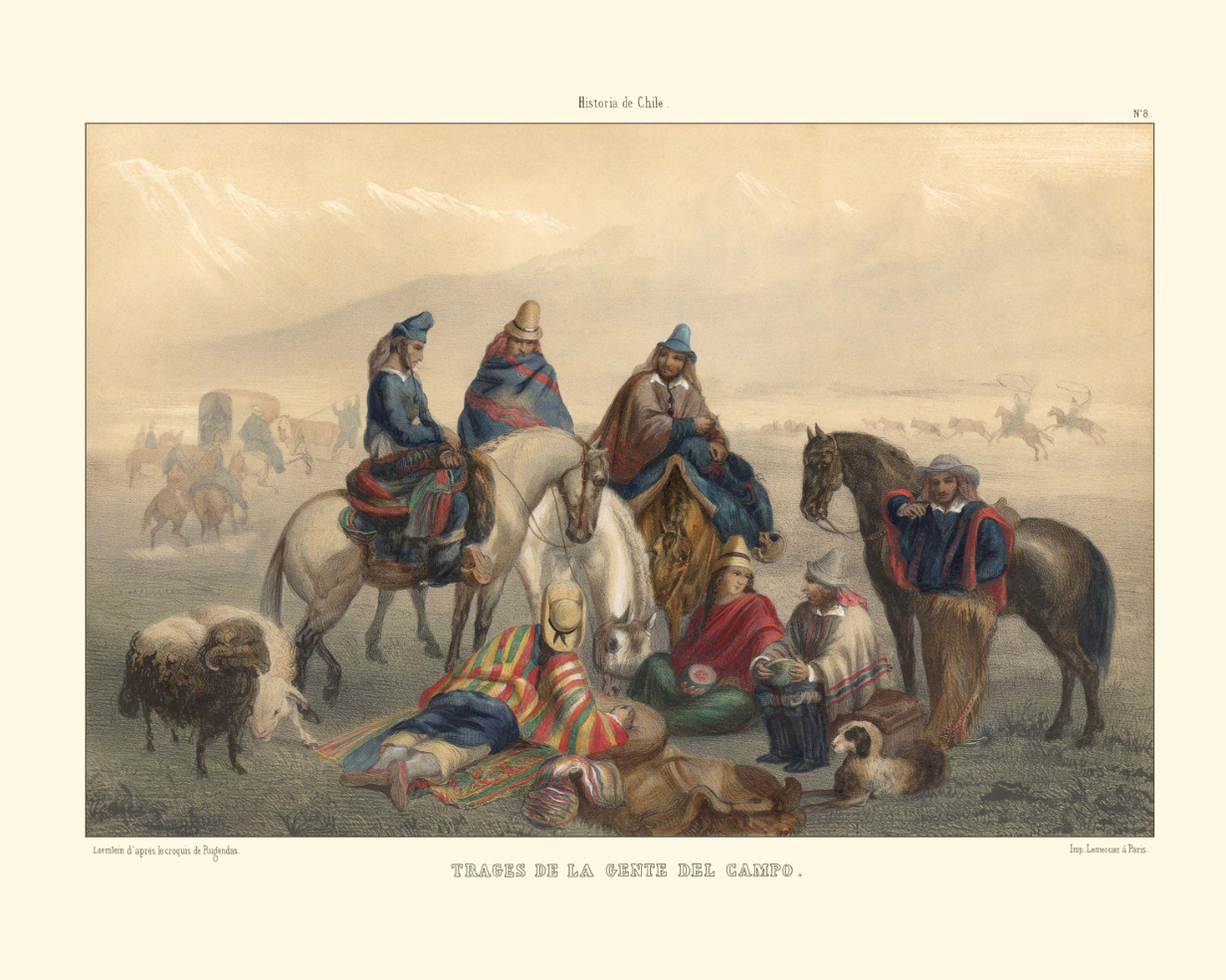 Trajes de la gente del campo