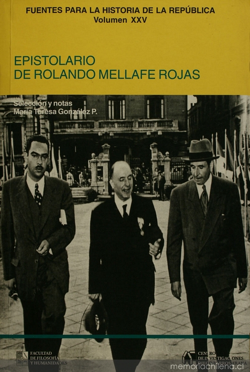 Epistolario de Rolando Mellafe Rojas