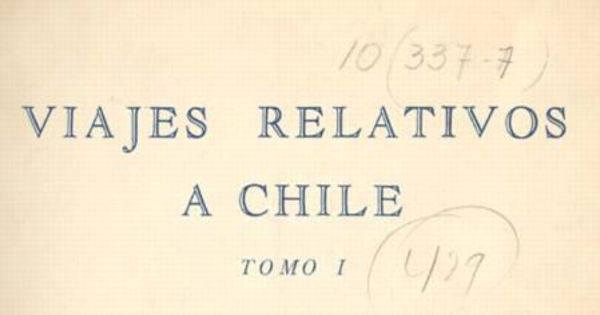 Viajes relativos a Chile de alemanes, holandeses y escandinavos