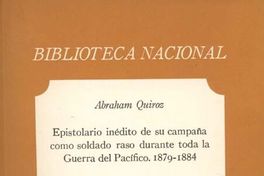 Carta, 1879 octubre 6, a Luciano Quiroz