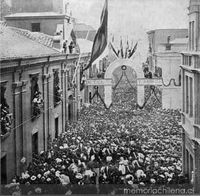 Regreso del ejército chileno de la Guerra del Pacífico