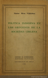 Política indígena en los orígenes de la sociedad chilena