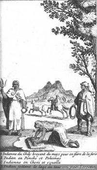 Indios de Chile, ca. 1713