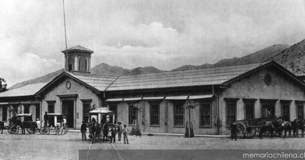 Estación de ferrocarriles de Copiapó, construida en 1854