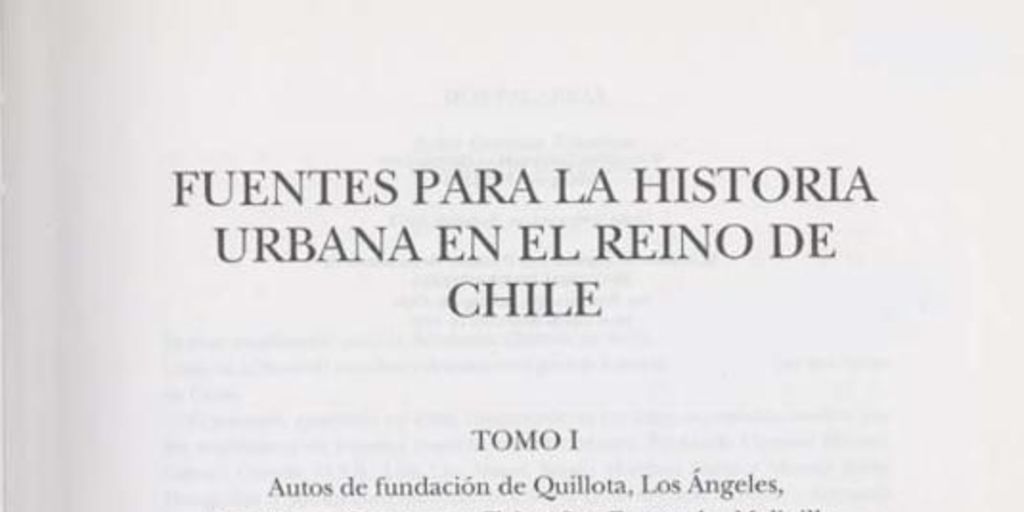 Acta de fundación de San Fernando. San Antonio de Malloa, 17 de mayo de 1742