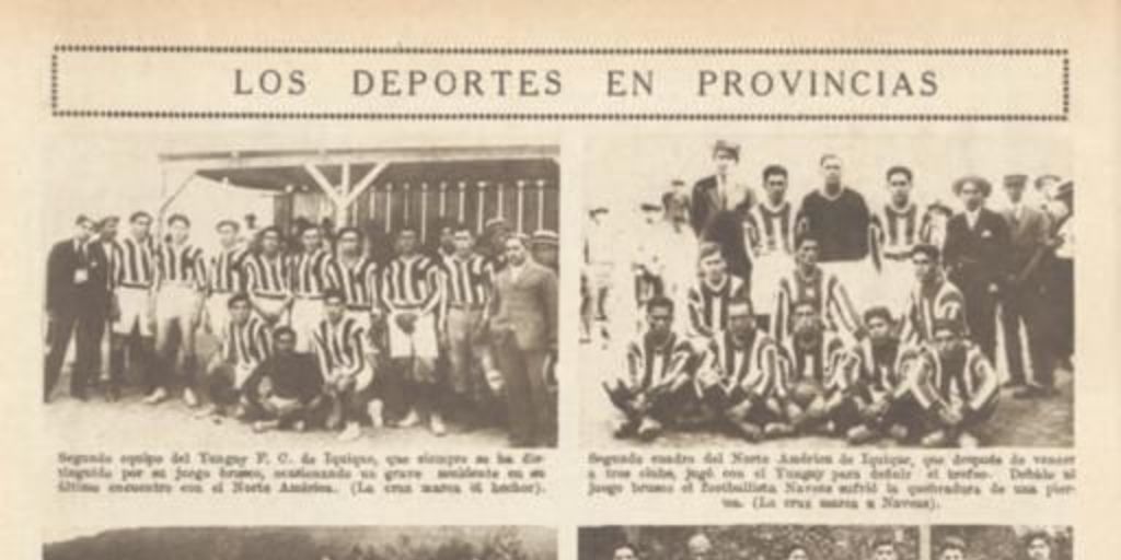 El fútbol en Chile en los años 20