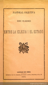 Pastoral colectiva sobre relaciones entre la Iglesia i el Estado