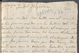 Carta 1813 a Sra. Doña Isabel Riquelme