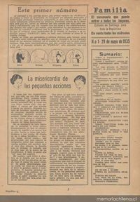 Editorial de la revista Familia