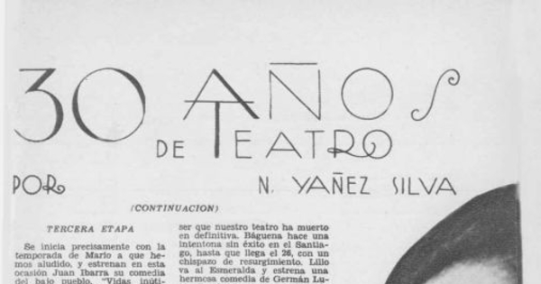 30 años de teatro