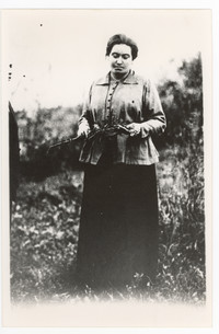 Gabriela Mistral hacia 1914