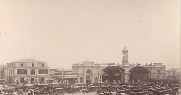 Estación Central de Santiago, 1885