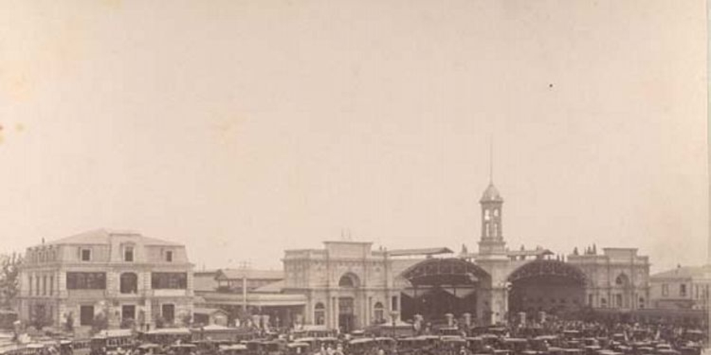 Estación Central de Santiago, 1885