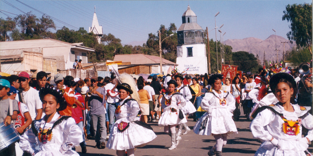 Baile religioso en la Fiesta de la Virgen de la Candelaria, 2000