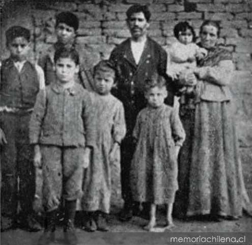 Familia chilena hacia 1900