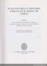 Acta de fundación de Curicó. Curicó, 9 de octubre de 1743