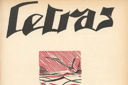 Letras, no. 22, jul. (1930) : cubierta.