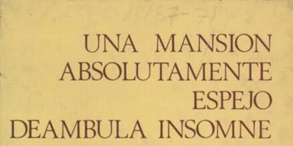 Una mansión absolutamente espejo deambula por una mansión absolutamente imagen