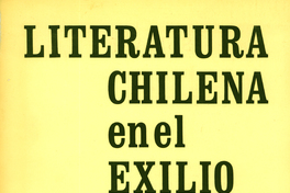 Literatura chilena en el exilio