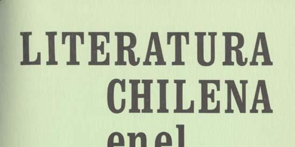 Literatura chilena en el exilio, no. 3, jul. (verano 1977)