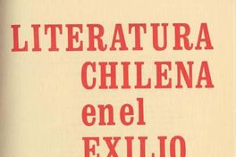 Literatura chilena en el exilio, no. 6, abr. (primavera 1978)