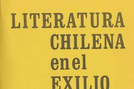 Literatura chilena en el exilio, no. 12, oct. (otoño 1979)