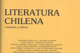 Literatura chilena, creación y crítica, nos. 41/42, jul.-sep. (verano 1987)- oct.-dic. (otoño 1987)