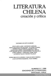 Revista Literatura chilena : creación y crítica Nº 51 (1990)