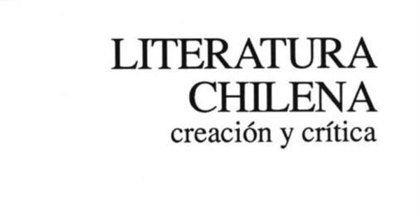 Revista Literatura chilena : creación y crítica Nº 51 (1990)