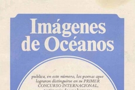 Imágenes de océanos : año 3, n° 3, noviembre 1986