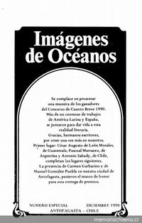 Imágenes de océanos : n° especial, diciembre 1990