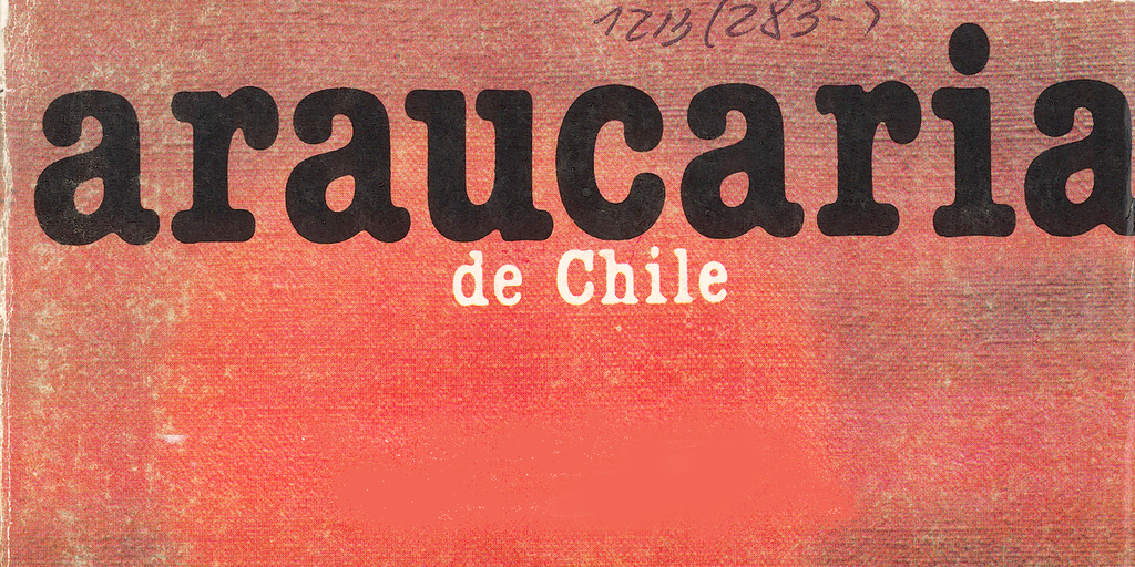 Araucaria de Chile : no.10 (1980)