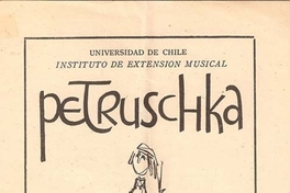 Petruschka : Teatro Municipal, miércoles 28 de mayo de 1952