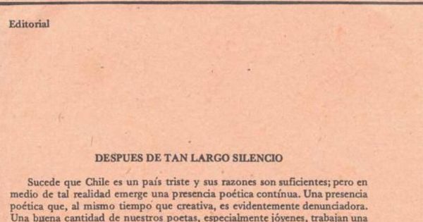 Palabra escrita : revista de poesía : n° 14, mayo 1984