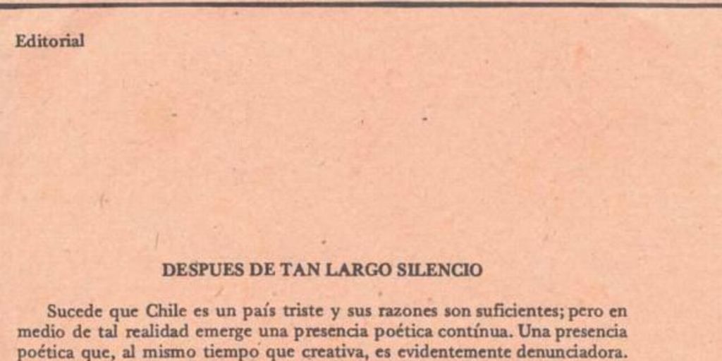 Palabra escrita : revista de poesía : n° 14, mayo 1984