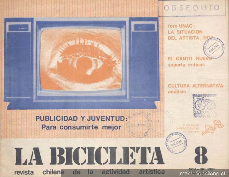 La Bicicleta : n° 8, noviembre-diciembre 1980